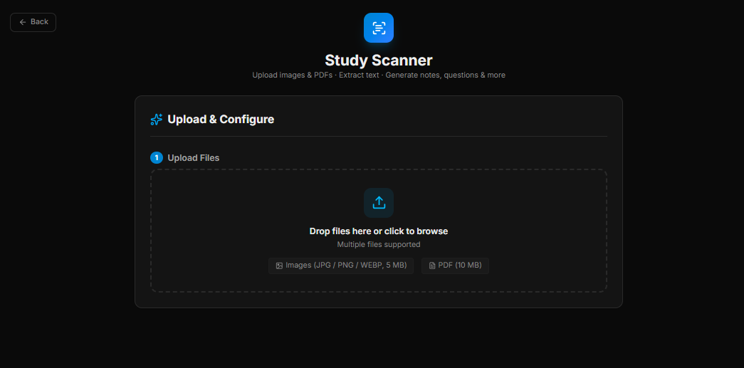 AI Study Scanner